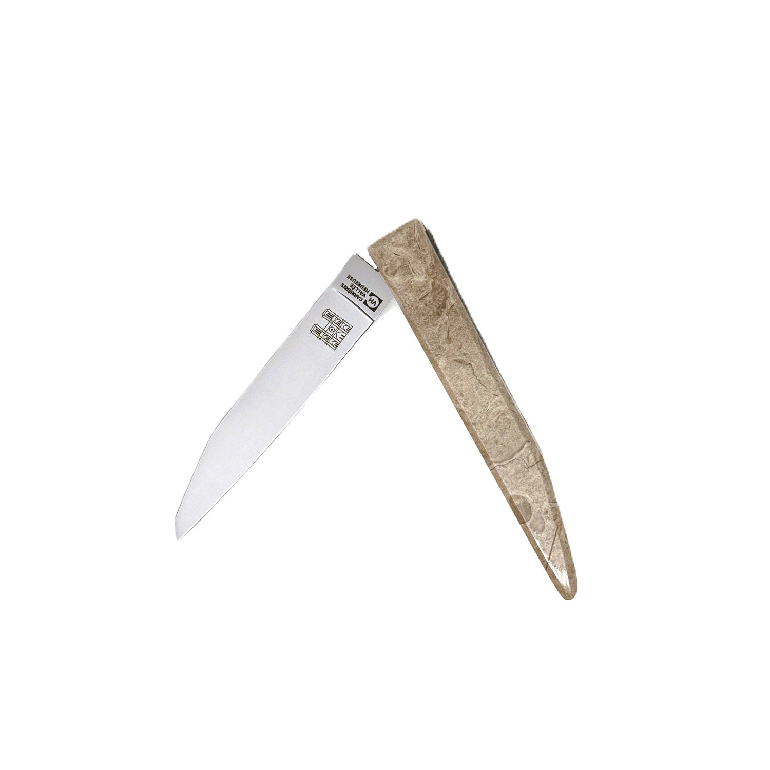 Charcoal handle slag knife (polished finish)