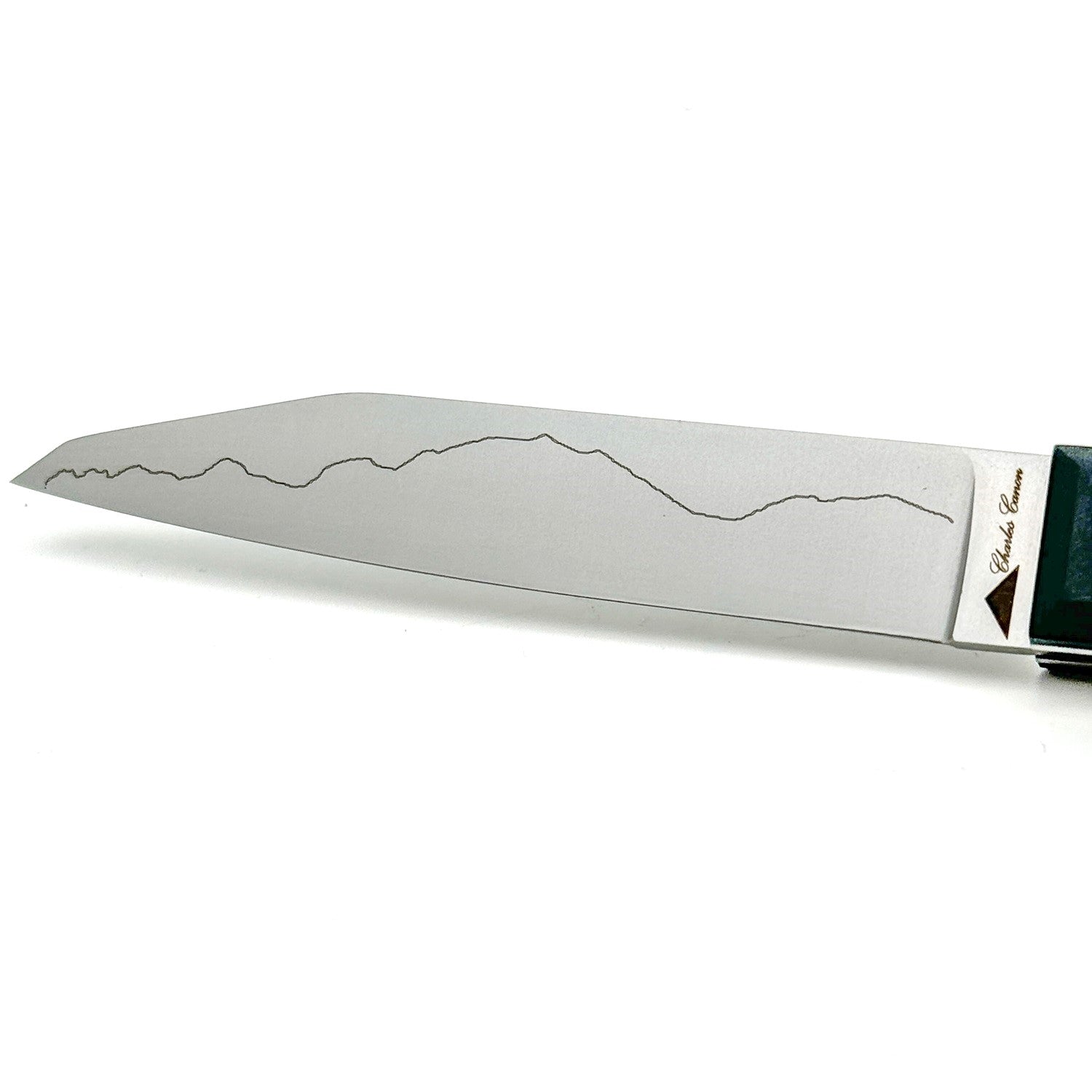 Mont Blanc granite handle knife