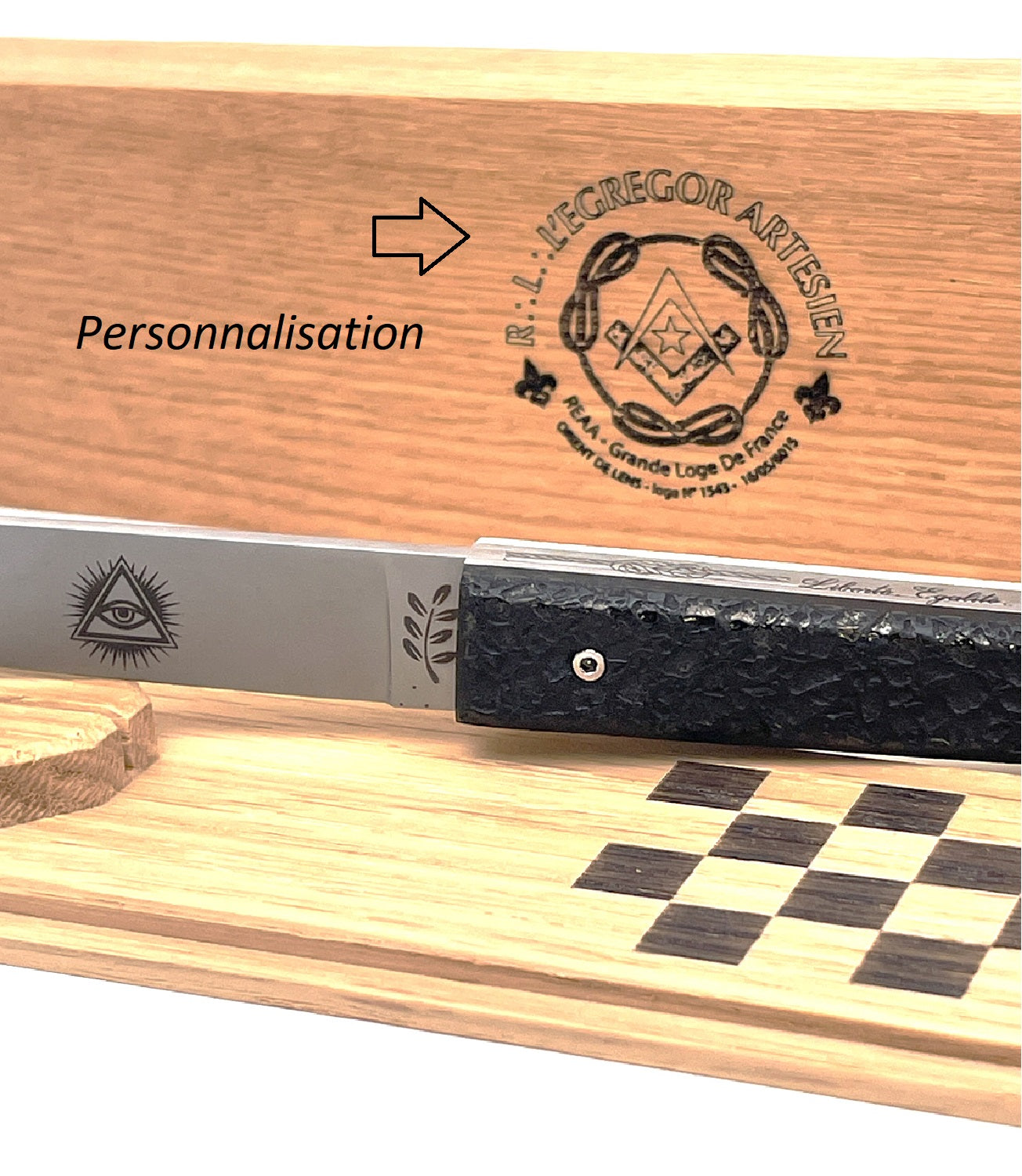 Everything is a symbol folding knife