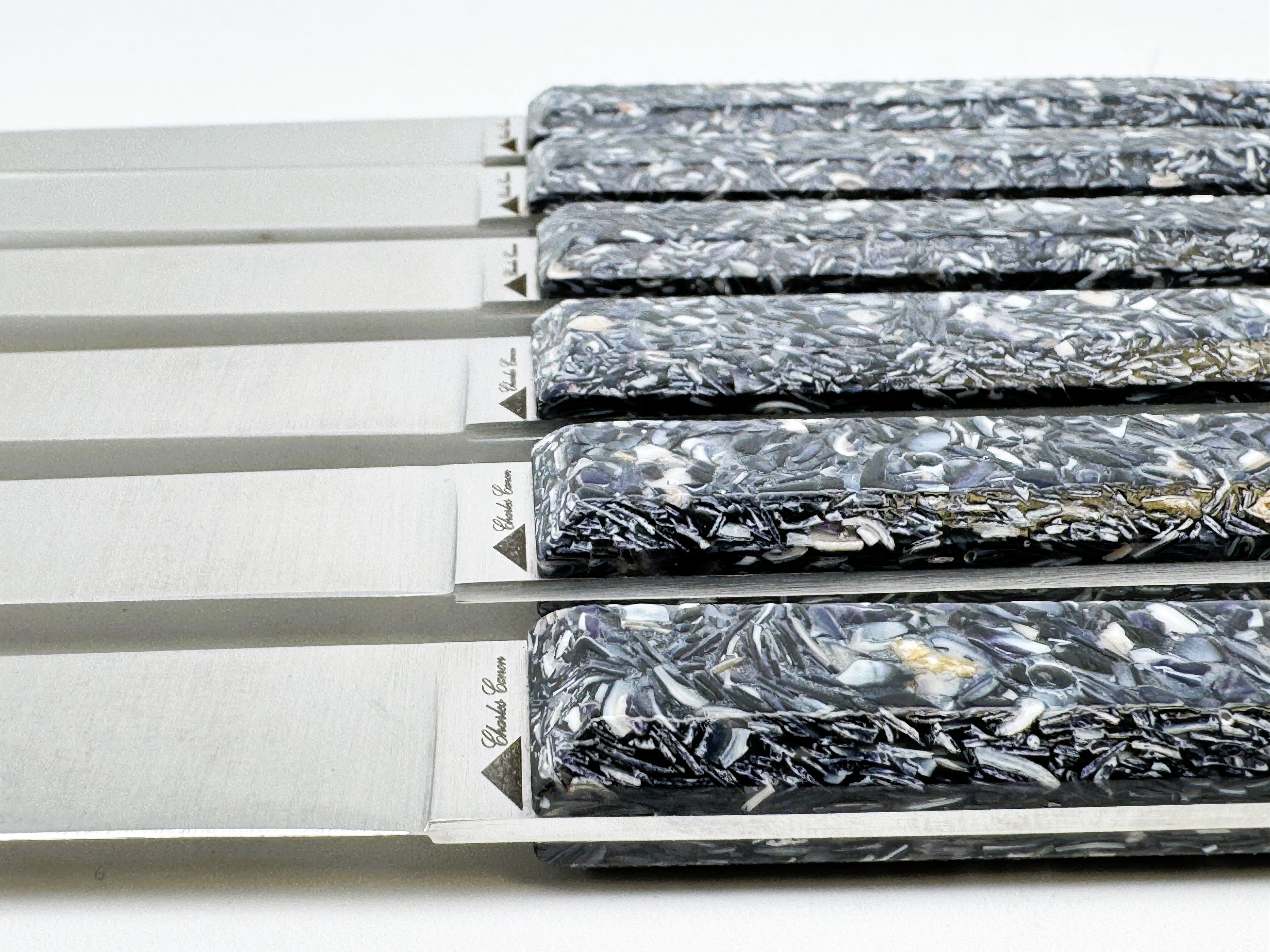Coquilles de moules recyclées