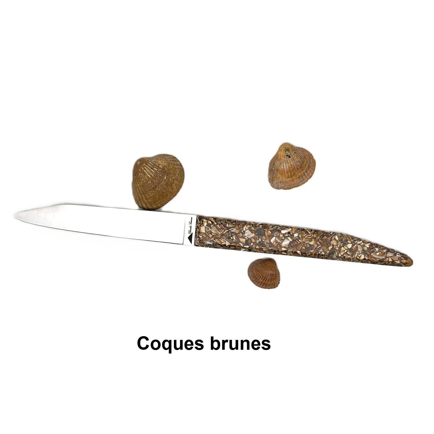 6 couteaux de table avec un mélange de finition