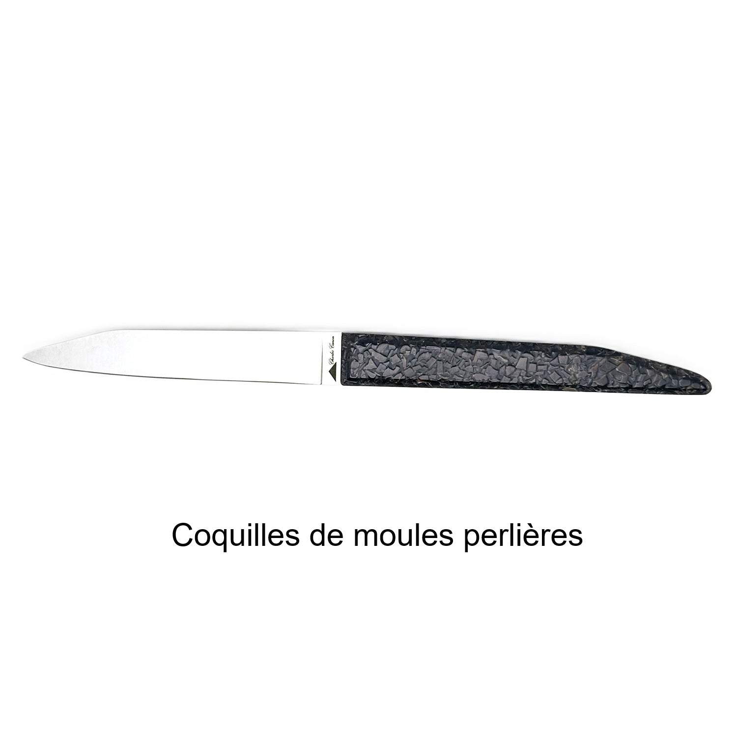 6 couteaux de table avec un mélange de finition