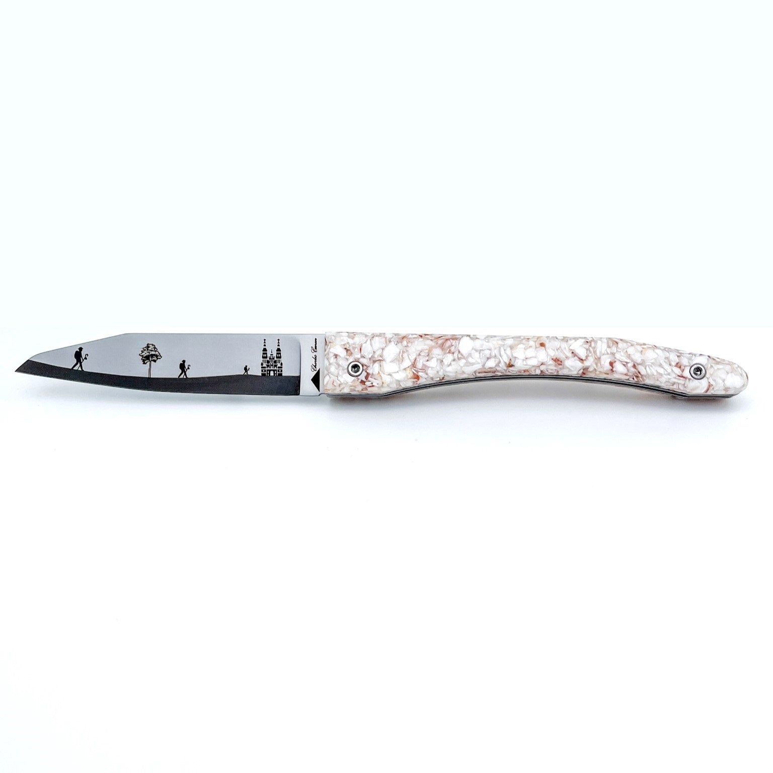 Piedmontese knife The Pilgrim of Santiago de Compostela