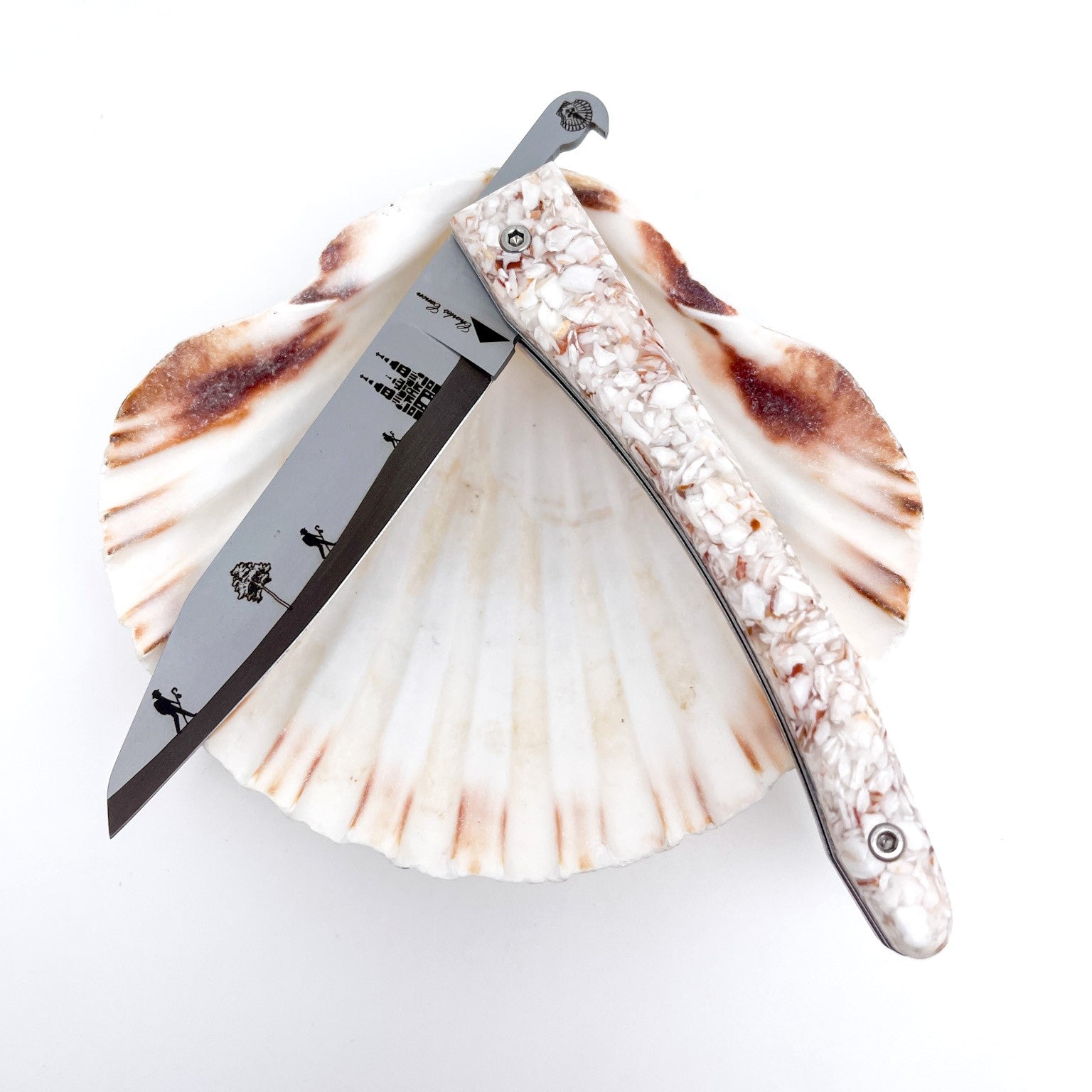Piedmontese knife The Pilgrim of Santiago de Compostela