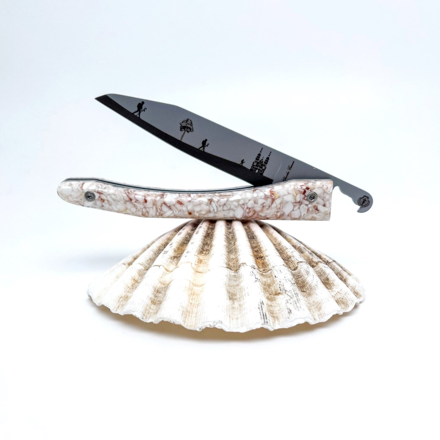 Piedmontese knife The Pilgrim of Santiago de Compostela
