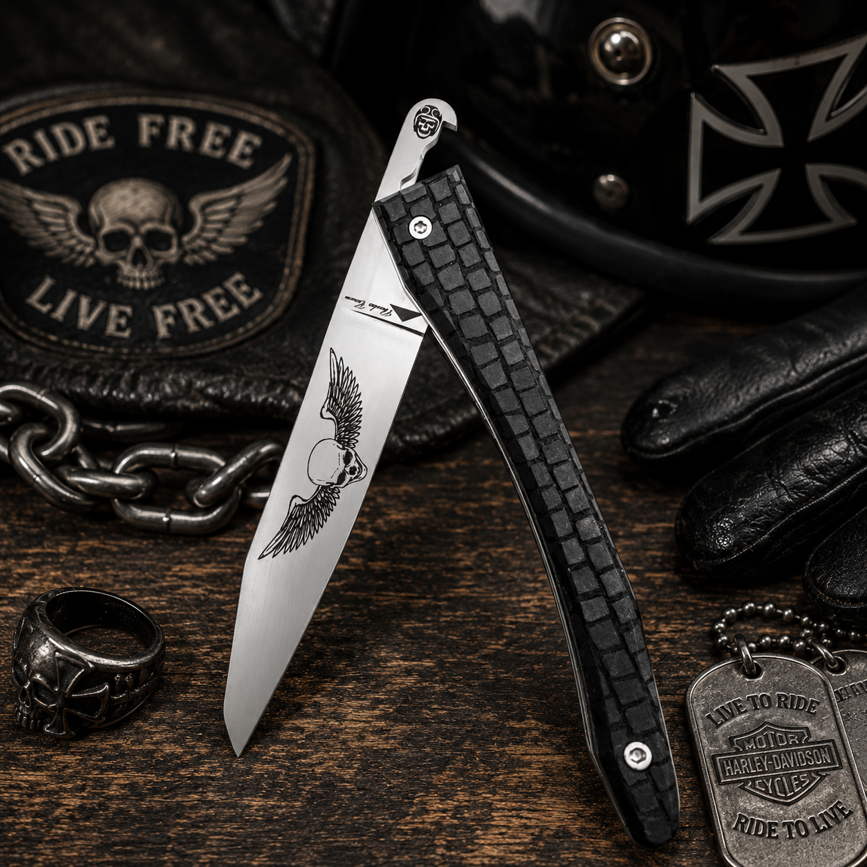 Piemontesisches Messer The BIKER