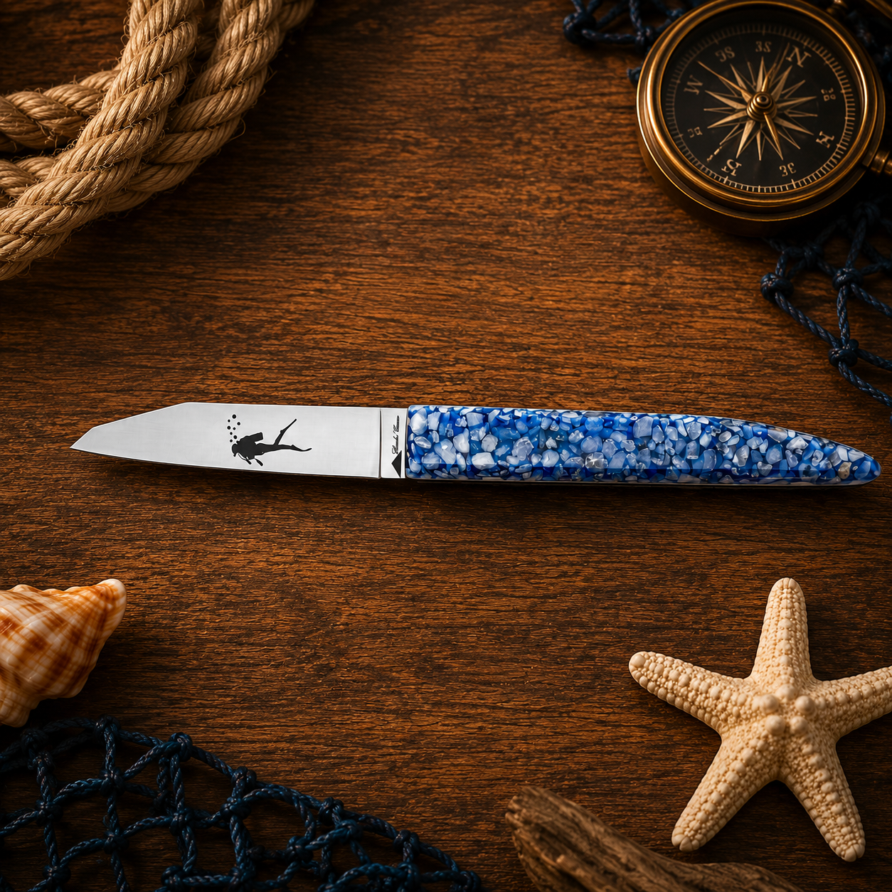 Klappmesser Das große Blau