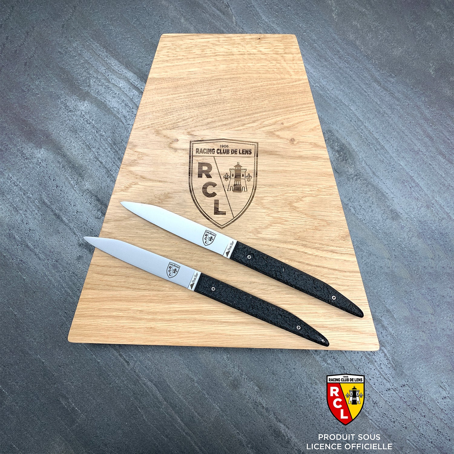 Box of 6 BLACK edition table knives (UNDER OFFICIAL LICENSE)
