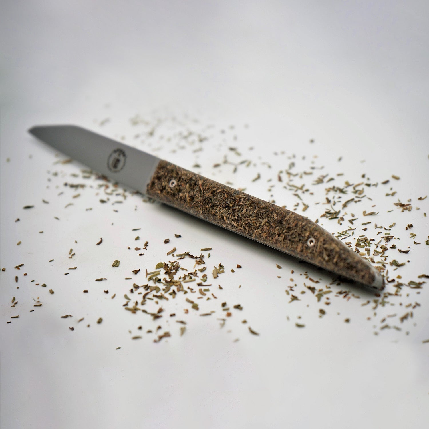 Provence herb handle knife