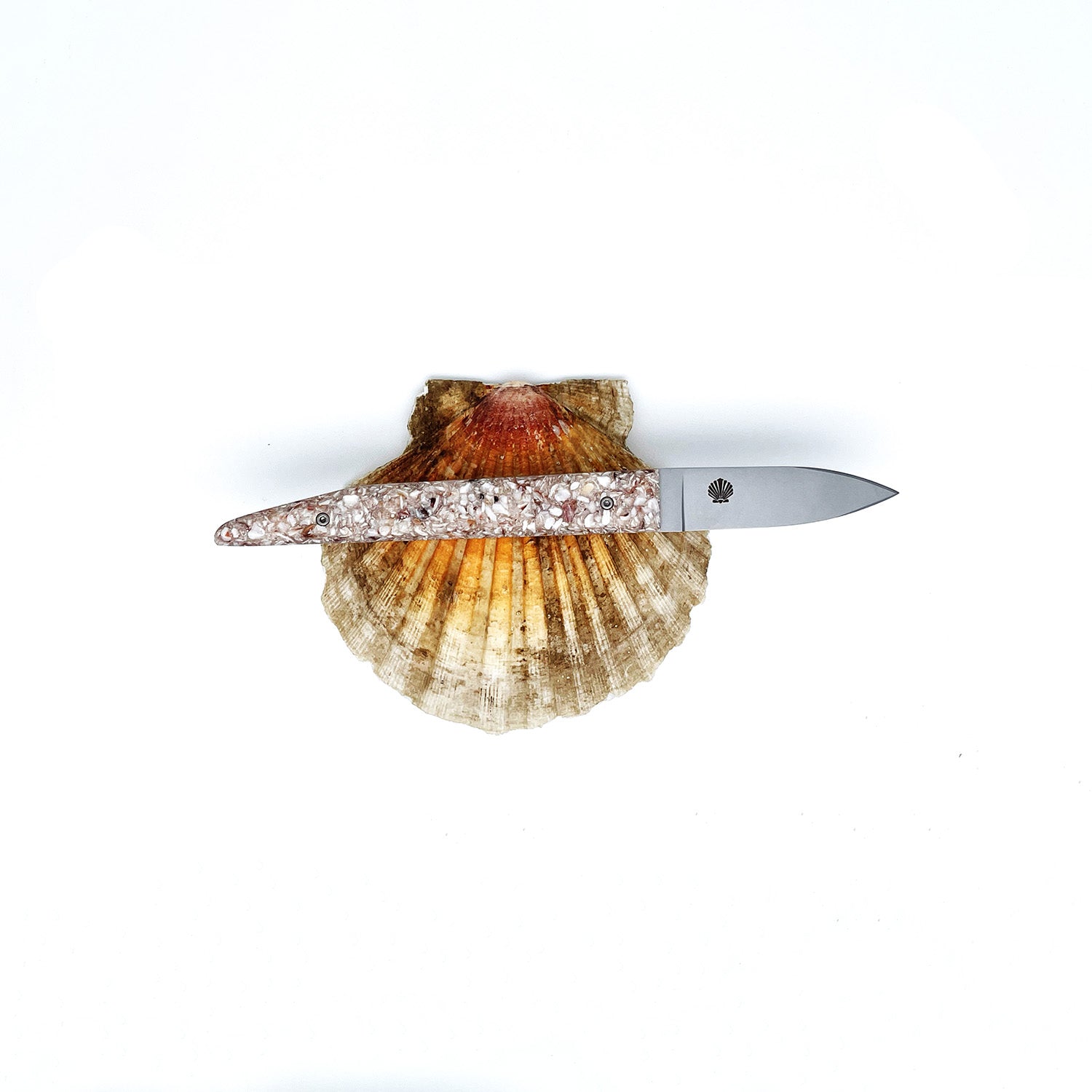 Couteau à huîtres Charles Canon 6,5cm coquilles huîtres