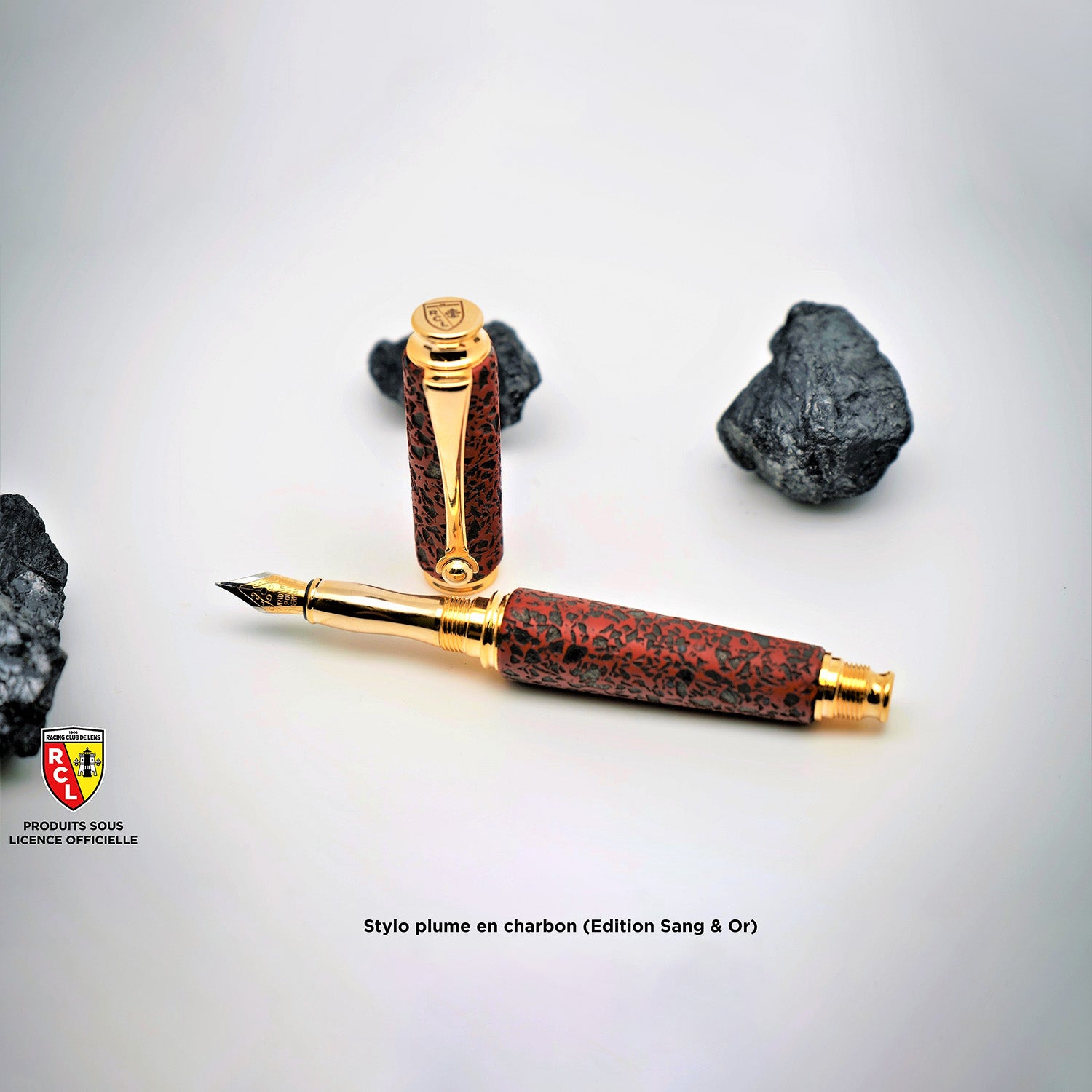 Stylo plume RC Lens édition Sang & Or  (SOUS LICENCE OFFICIELLE)