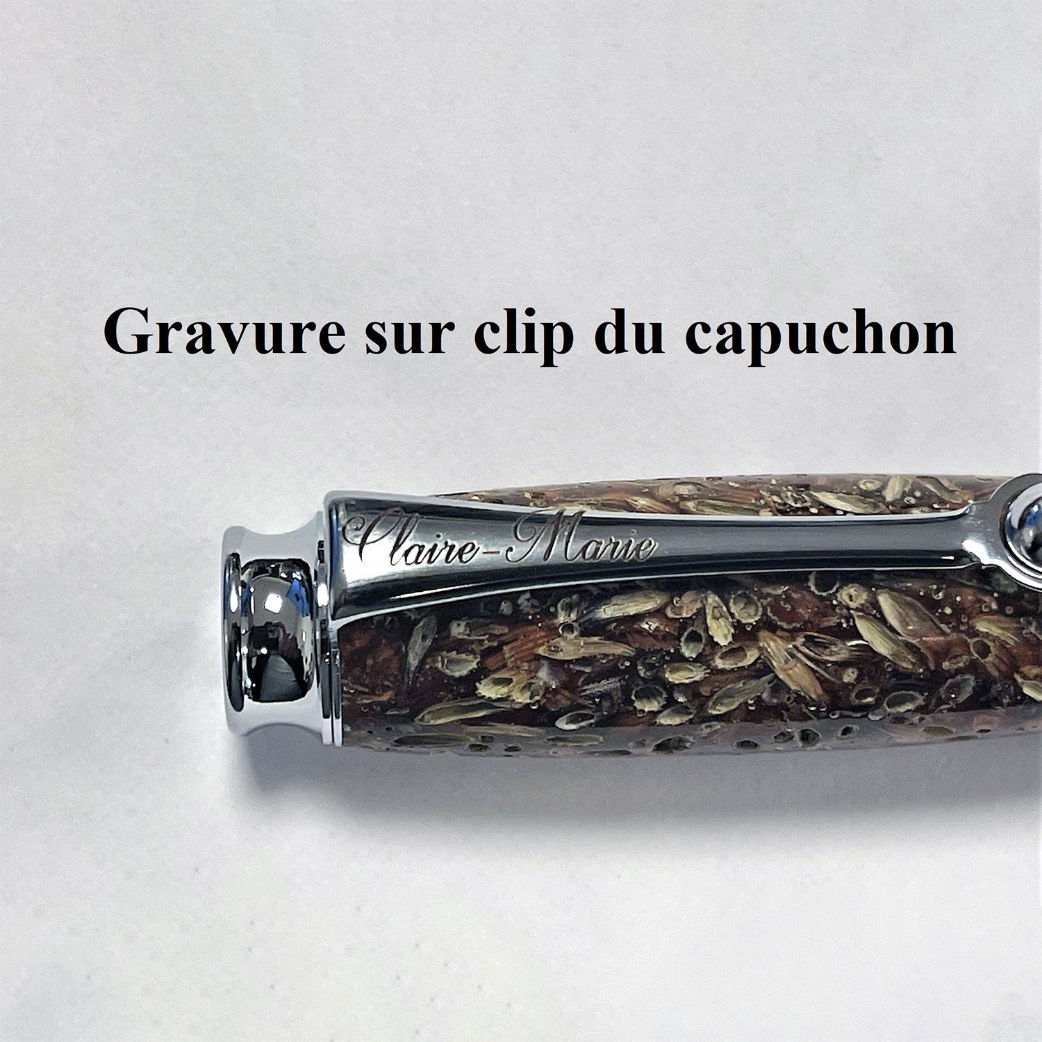 Stylo roller en lavande rose