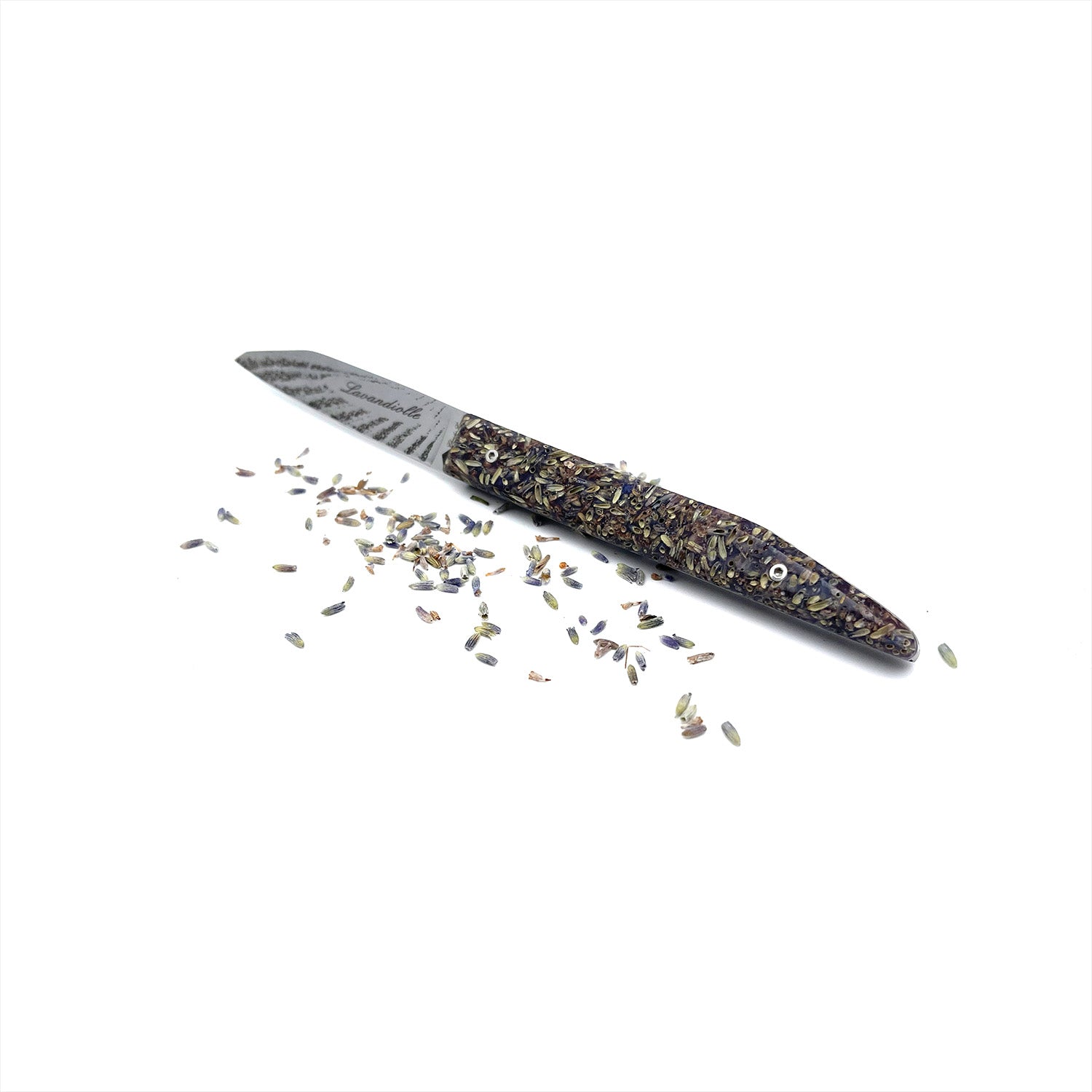 Provence Lavender handle knife