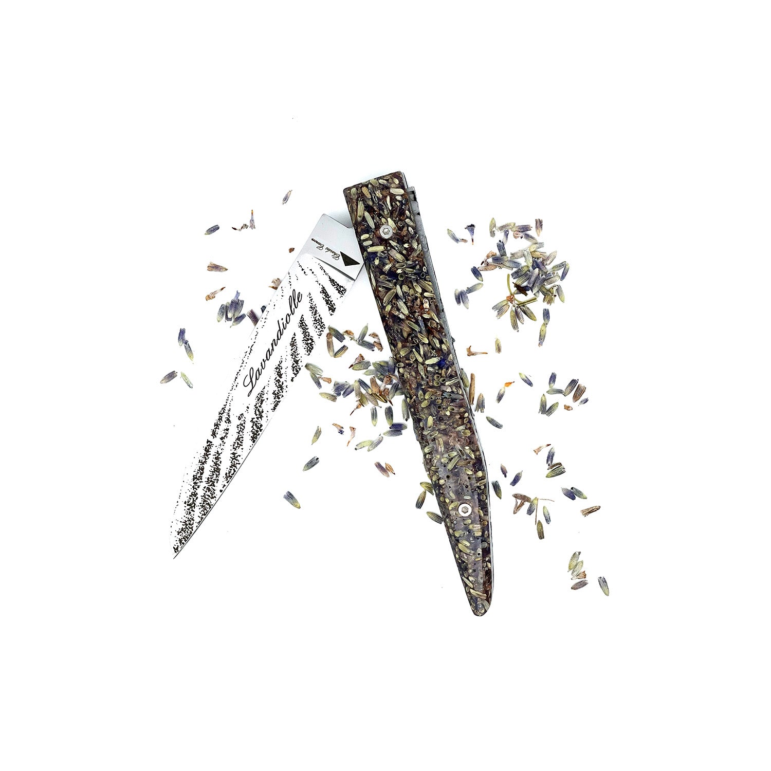 Provence Lavender handle knife