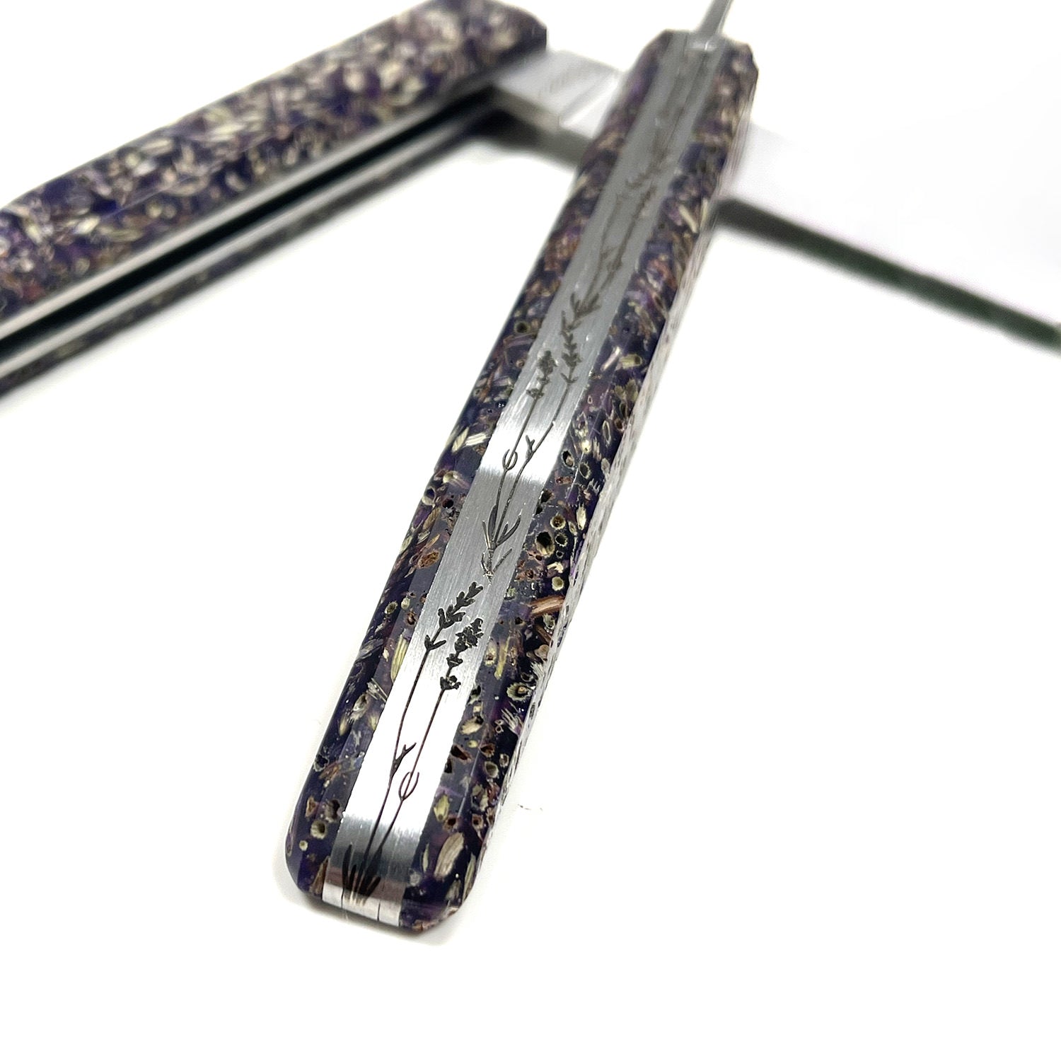 Provence Lavender handle knife