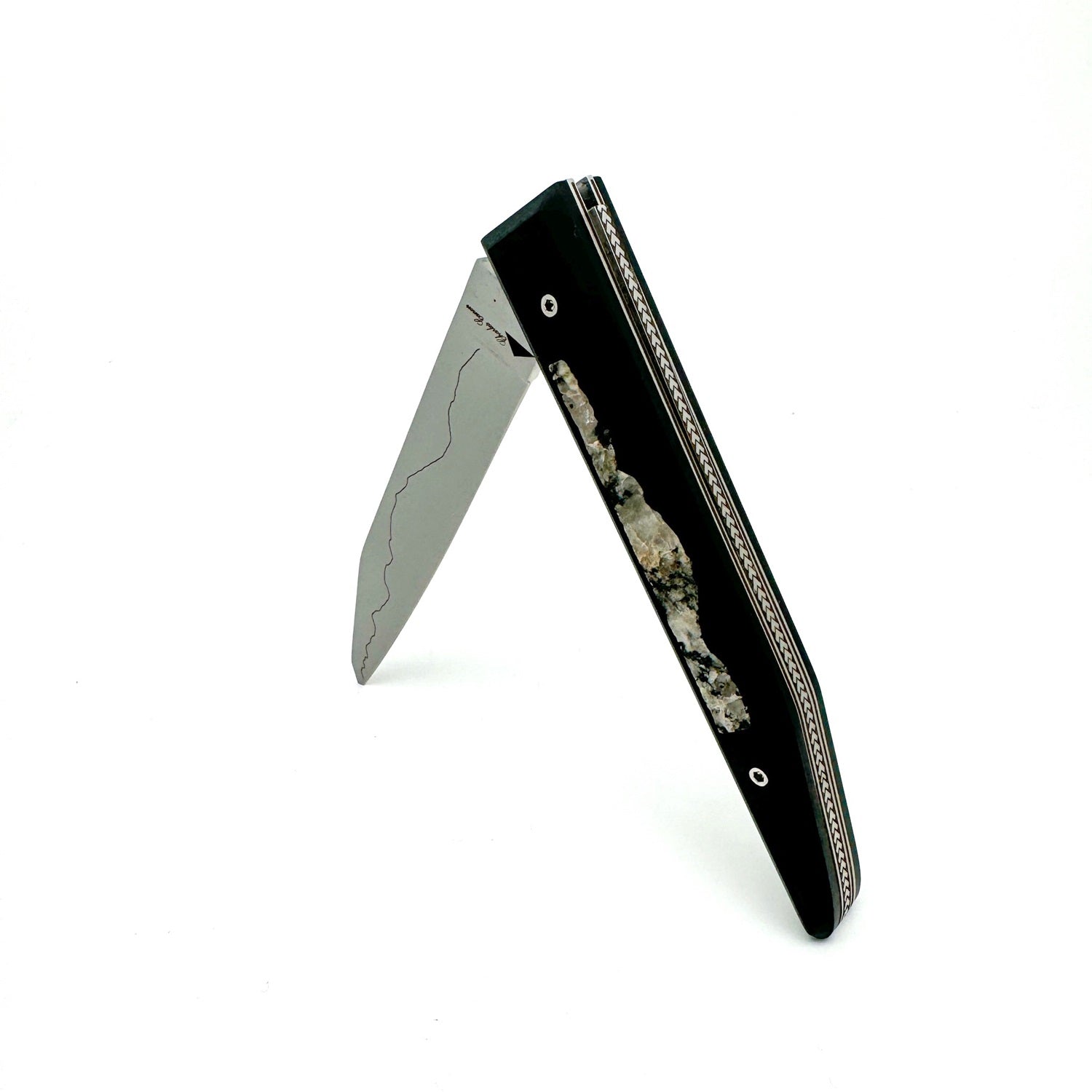 Mont Blanc granite handle knife 