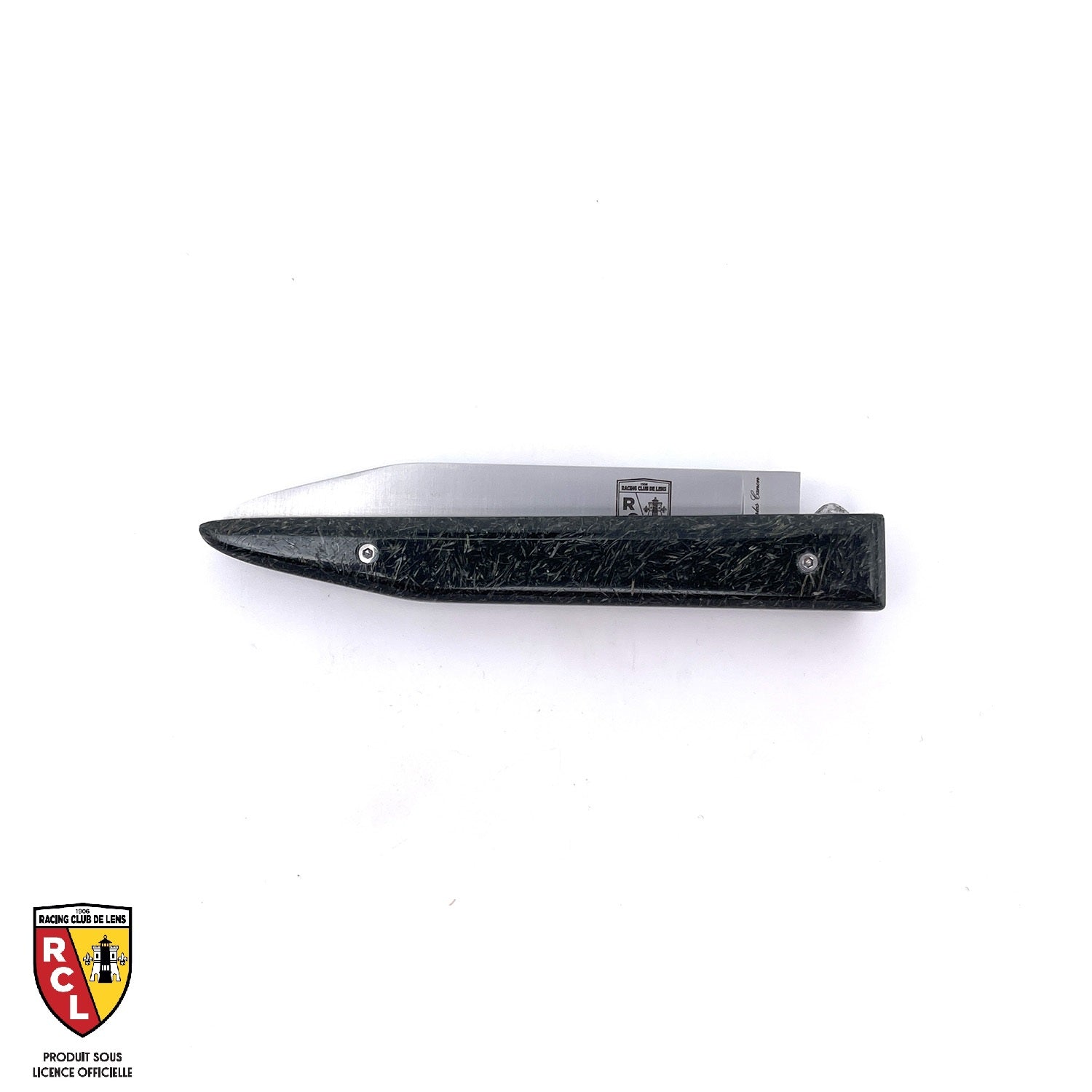 RC LENS folding knife with its grass handle from the Bollaert-Delelis stadium 2023-2024 (UNDER OFFICIAL LICENSE)