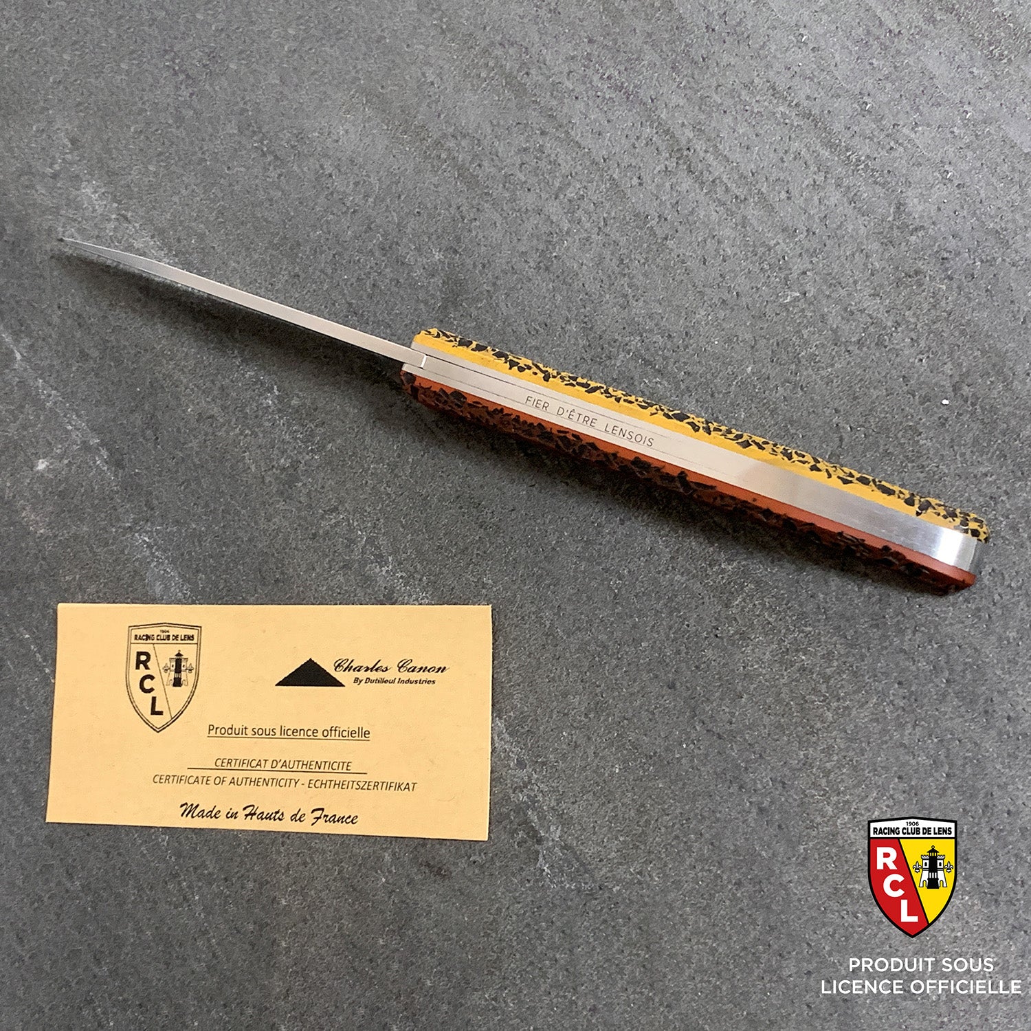 RC LENS folding knife BLOOD &amp; OR edition (OFFICIAL LICENSE)