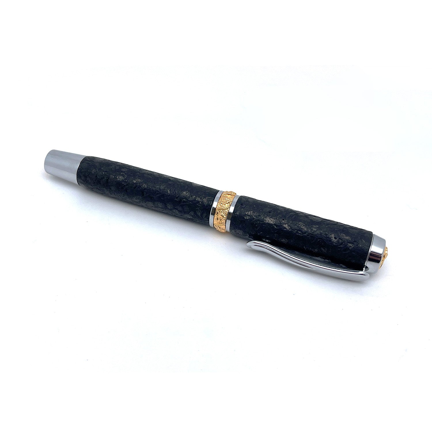 Luxury raw charcoal roller pen